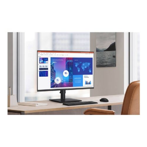 Monitor Samsung LS27D400GAUXEN 68,58 cm (27"), FHD IPS 16:9 100Hz 250cd/m2 5ms 1000:1 2xHDMI DP 1.2 HAS