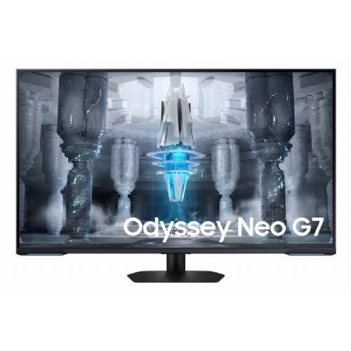Monitor Samsung S43CG700NU, 109 cm (43"), 3840 x 2160 (UHD 4K), 400 cd/m2, 1 ms, 144 Hz, HDMI, DP, FreeSync, črn