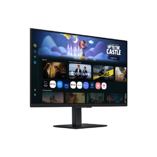 Monitor Samsung Smart S27FM500EU, 68,6 cm (27"), Full HD, IPS, Tizen OS, Wi-Fi, Bluetooth, zvočniki, črne barve