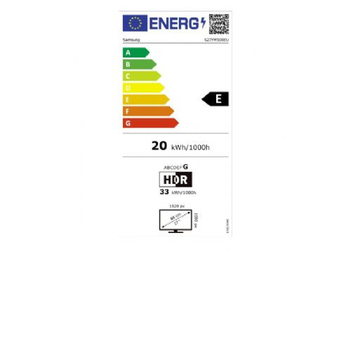 Monitor Samsung Smart S27FM500EU, 68,6 cm (27"), Full HD, IPS, Tizen OS, Wi-Fi, Bluetooth, zvočniki, črne barve
