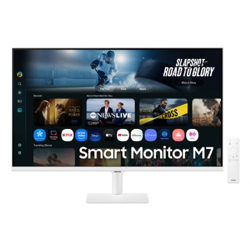 Monitor Samsung Smart S32DM703UU, 81 cm (32"), 4K UHD, VA, Tizen, Wi-Fi, Bluetooth 5.2, USB-C 65W, bijeli