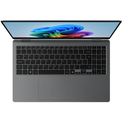 Prenosnik Samsung NP750Q Book5 360 Intel Ultra 7-256V/16GB/SSD 512GB NVMe/39,6 cm (15,6") FHD AMOLED/DE/Win11Home, siva
