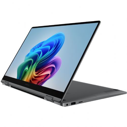 Prenosnik Samsung NP750Q Book5 360 Intel Ultra 7-256V/16GB/SSD 512GB NVMe/39,6 cm (15,6") FHD AMOLED/DE/Win11Home, siva