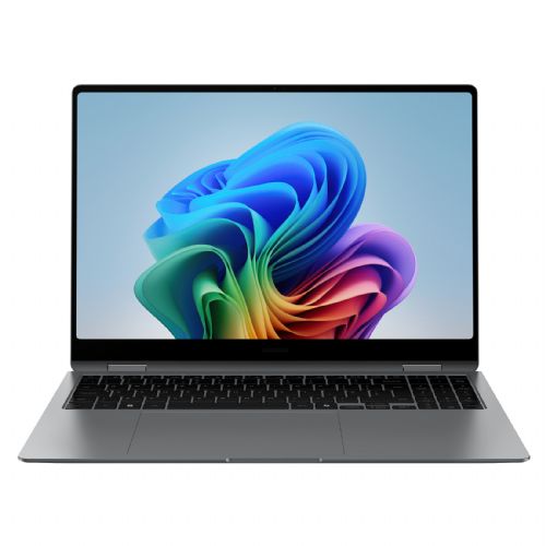 Prenosnik Samsung NP960Q Book5 Pro 360 Intel Ultra 7-256V/16GB/SSD 1TB NVMe/40,6 cm (16") QHD AMOLED Touch/DE/Win11Home, siva