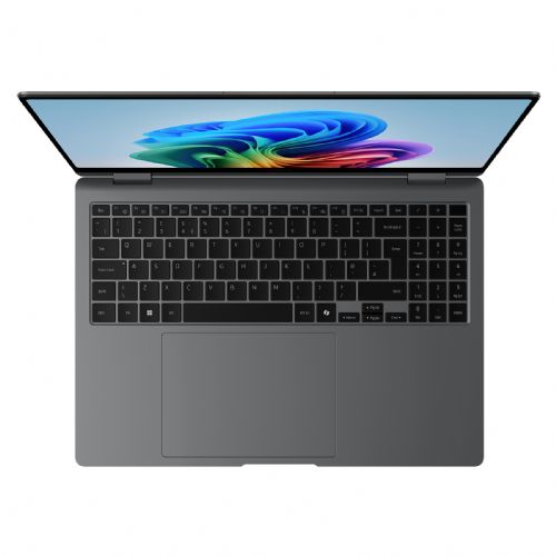 Prenosnik Samsung NP960Q Book5 Pro 360 Intel Ultra 7-256V/16GB/SSD 1TB NVMe/40,6 cm (16") QHD AMOLED Touch/DE/Win11Home, siva