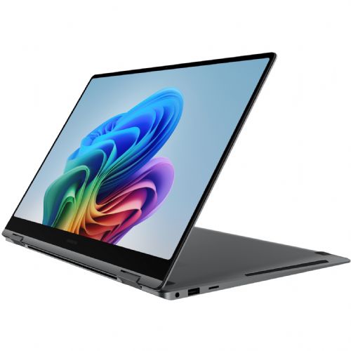 Prijenosno računalo Samsung NP960Q Book5 Pro 360 Intel Ultra 7-256V/16GB/SSD 1TB NVMe/40,6 cm (16") QHD AMOLED dodir/DE/Win11Home, sivo