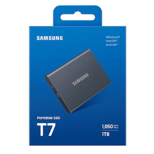 Zunanji SSD disk SAMSUNG T7 1TB USB-C 3.2 (MU-PC1T0T/WW)