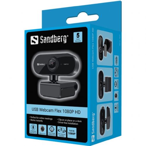 Spletna kamera Sandberg 133-97 Flex 1920x1080 Full HD