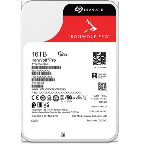 Vgradni SSD disk SEAGATE IronWolf PRO NAS 16TB 3,5" SATA3 256MB 7200rpm (ST16000NT001) trdi disk