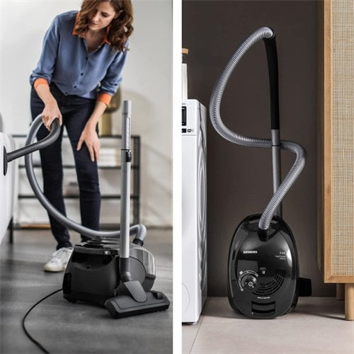 Sesalnik Siemens VSZ3B212, 600 W, črna