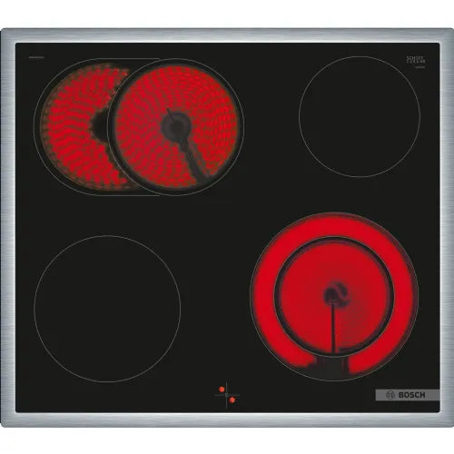 Set štedilnik + pečica Bosch HND211AR62, 66 l, steklokeramična plošča, nerjaveče jeklo