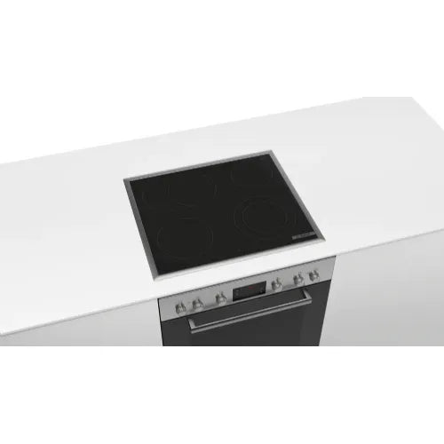 Set štedilnik + pečica Bosch HND211AR62, 66 l, steklokeramična plošča, nerjaveče jeklo