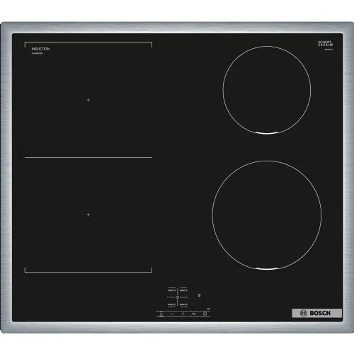 Bosch HND616LS63 set štednjaka i pećnice, 71 l, indukcijska ploča za kuhanje, nehrđajući čelik/crna