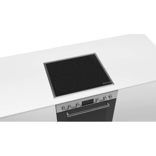 Bosch HND616LS63 set štednjaka i pećnice, 71 l, indukcijska ploča za kuhanje, nehrđajući čelik/crna