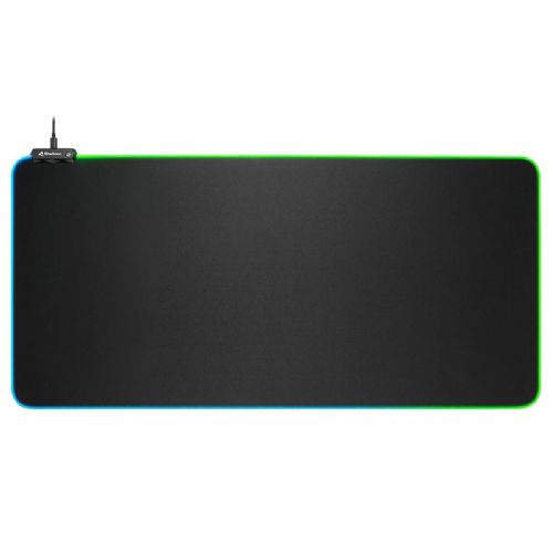 SHARKOON 1337 RGB V2 900 crna mat podloga za miš i tipkovnicu