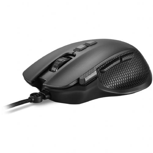 Optična miška Sharkoon Shark Force 3, 8 gumbov, 12.800 DPI, črna