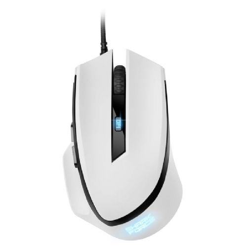 Miška SHARKOON SHARK Force II USB optična gaming bela