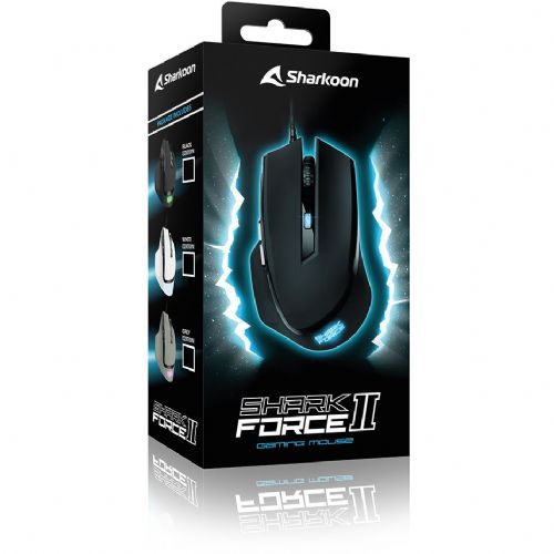 Miška Sharkoon SHARK Forec II, črna