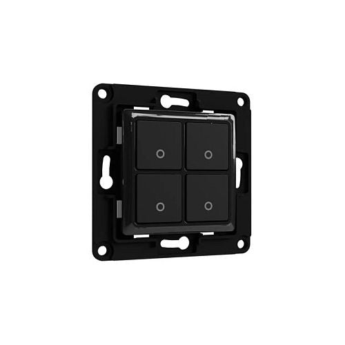 Shelly Accessories Stensko stikalo "Wall Switch 4" 4-smerno črno