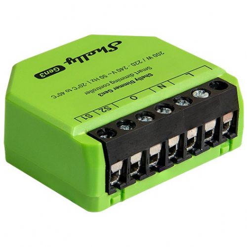 Shelly Relay Dimmer Gen LED krmilnik luči z merilno funkcijo, vgradni