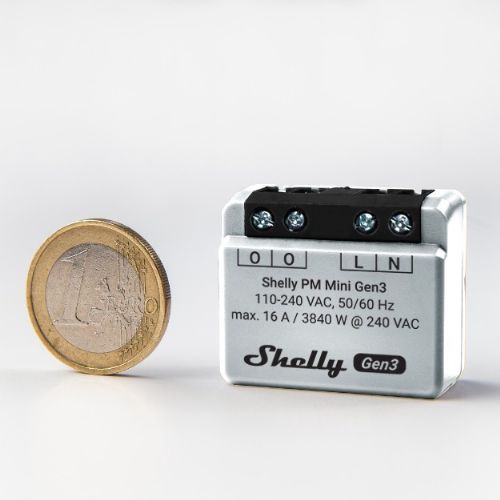 Shelly relej "Plus PM Mini Gen. 3'' WLAN BT ugradbeni