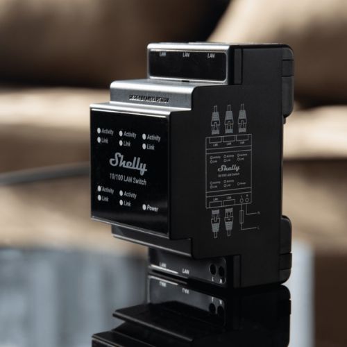 Shelly Relais "Switch" 5 vrat 10/100 Mbit