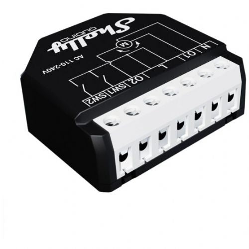 Shelly Relais "Wave Shutter" z dvojnimi roletami Z-Wave