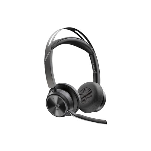 Slušalke HP Poly Voyager Focus 2 USB-C, MS, adapter USB C/A, črna