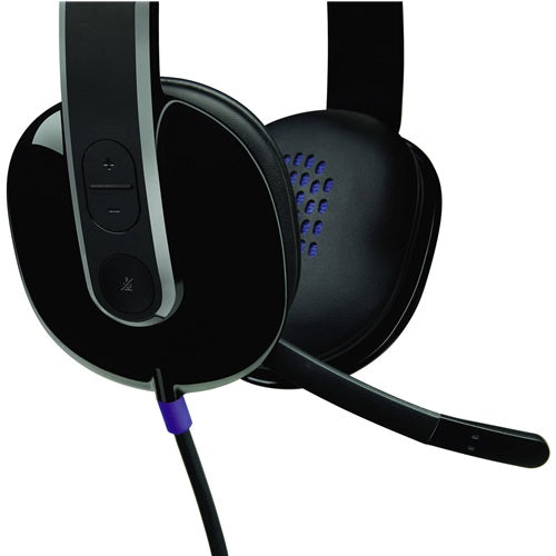 Slušalke Logitech USB H540, črna (981-000480)