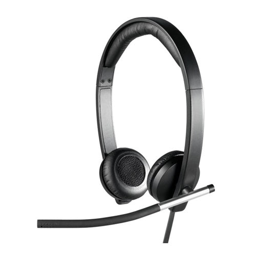 Slušalke Logitech USB H650, črna (981-000519)