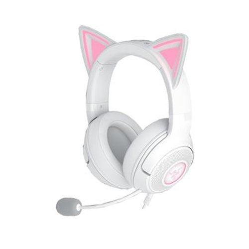 Slušalke Razer Kraken Kitty V2 (bele, USB-A)