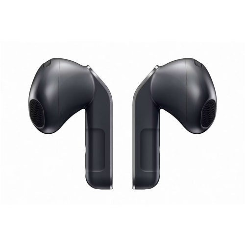 Slušalke Samsung Galaxy Buds 4 polodprte, Bluetooth, aktivno odpravljanje hrupa, mikrofon, 6 ur delovanja, črne