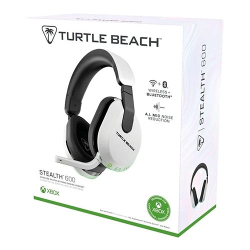 Slušalke Turtle Beach Stealth 600 Gen 3 bele, Xbox, Bluetooth, 80 ur, 50 mm gonilniki, mikrofon z zmanjšanjem hrupa
