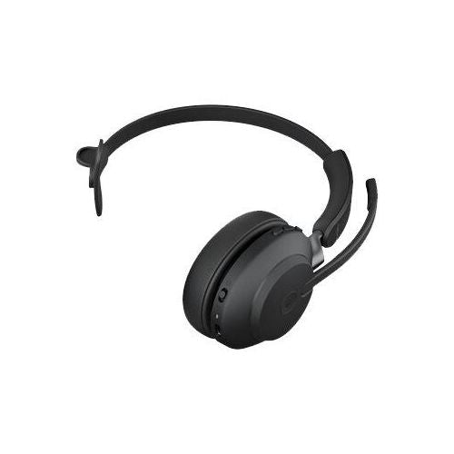 Slušalke Jabra Evolve2 65, Bluetooth, Microsoft Teams, USB-A, polnilna postaja, črna