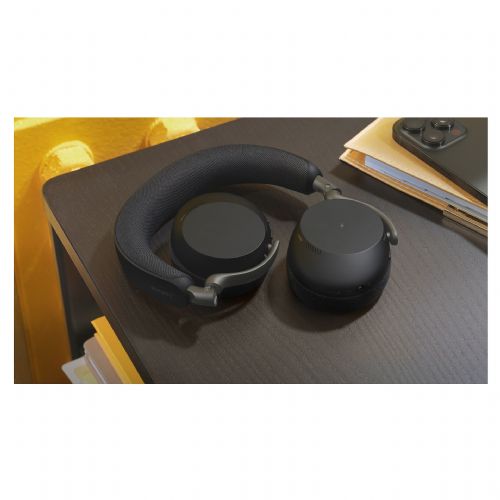 Slušalke Jabra Evolve3 75 črne, aktivno odpravljanje šuma, Bluetooth USB-C adapter, snemljiva blazinica, do 22 ur delovanja