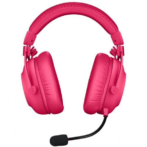 Slušalke Logitech PRO X 2 LIGHTSPEED (magenta, USB, 3,5 mm, Bluetooth)