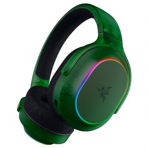Slušalke Razer Barracuda X Chroma Phantom Green Edition, brezžične, 40 mm gonilniki, odstranljiv mikrofon, 7.1 virtualni prostorski zvok, RGB osvetlitev