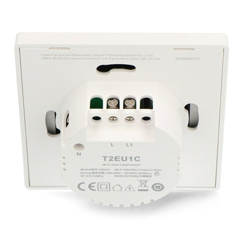 Smart Switch WiFi + RF 433 Sonoff T2 EU TX (1-kanalni) ažuriran