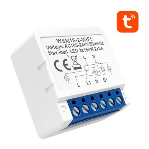 Pametni stikalni modul WiFi Avatto WSM16-W2 TUYA