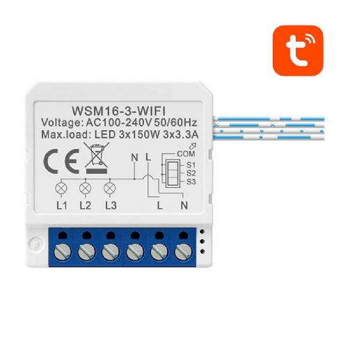 Smart WiFi switch modul Avatto WSM16-W3 TUYA