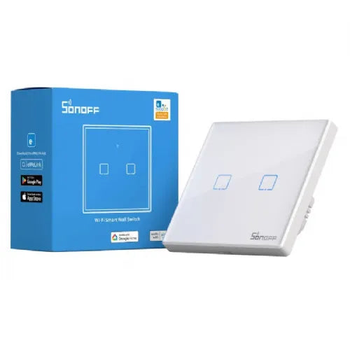Smart Switch WiFi + RF 433 Sonoff T2 EU TX (2-kanalni) ažuriran