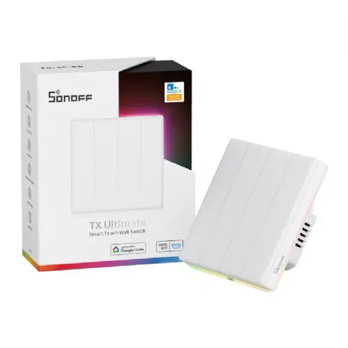 Pametno Wi-Fi stensko stikalo na dotik Sonoff TX T5 4C (4-kanalno)