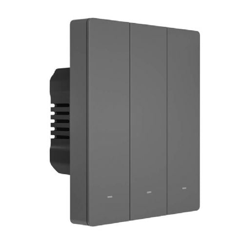 Pametno WiFi stensko stikalo SONOFF M5-3C-80 (3-kanalno, za okvir, grafit)