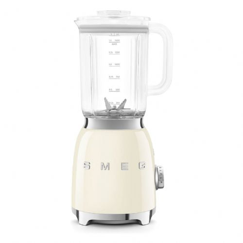 Blender Smeg BLF03CREU 1,5 l, 800 W, funkcija drobljenja ledu, pulzni način, krem barva