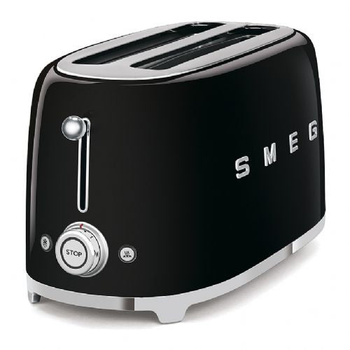 Opekač kruha SMEG TSF02BLEU za 4 rezine, črne barve