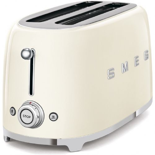 Opekač kruha SMEG TSF02CREU za 4 rezine, bela