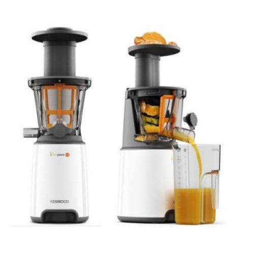 Sokovnik Kenwood PureJuice One JMP400 bel/siv, 140 W, posoda za sok 1 l, varnostna blokada, funkcija RinseClean