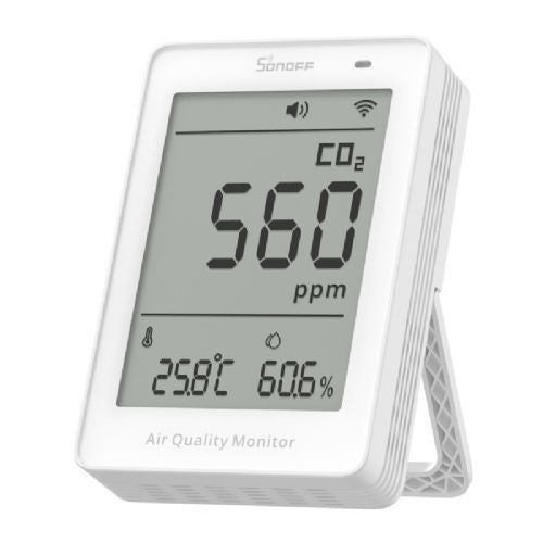 Sonoff AirGuard CO2 SAWF-08P WiFi LCD merilnik kakovosti zraka