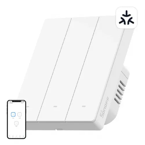 M5-3C-80W Matter pametni zidni prekidač (3-kanalni, za okvir)