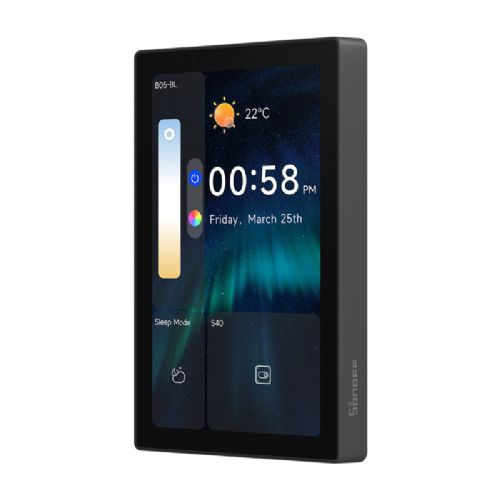 Nadzorna plošča Sonoff NSPanel Pro 120 Smart Control Panel Matter WiFi/Bluetooth/ZigBee (črna)